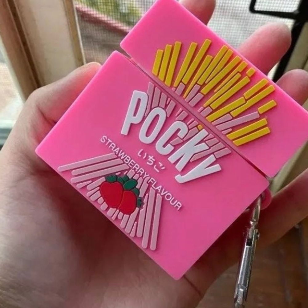 BOGO Pocky AirPods Pro case NWOT Strawberry Pink